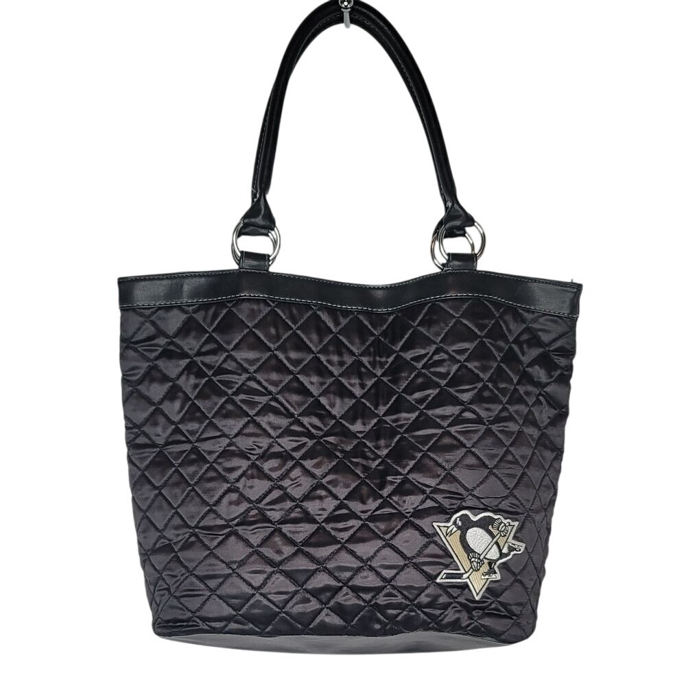 Pro-Fan-ity Black Quilted Pittsburgh Penguins Bag|‎